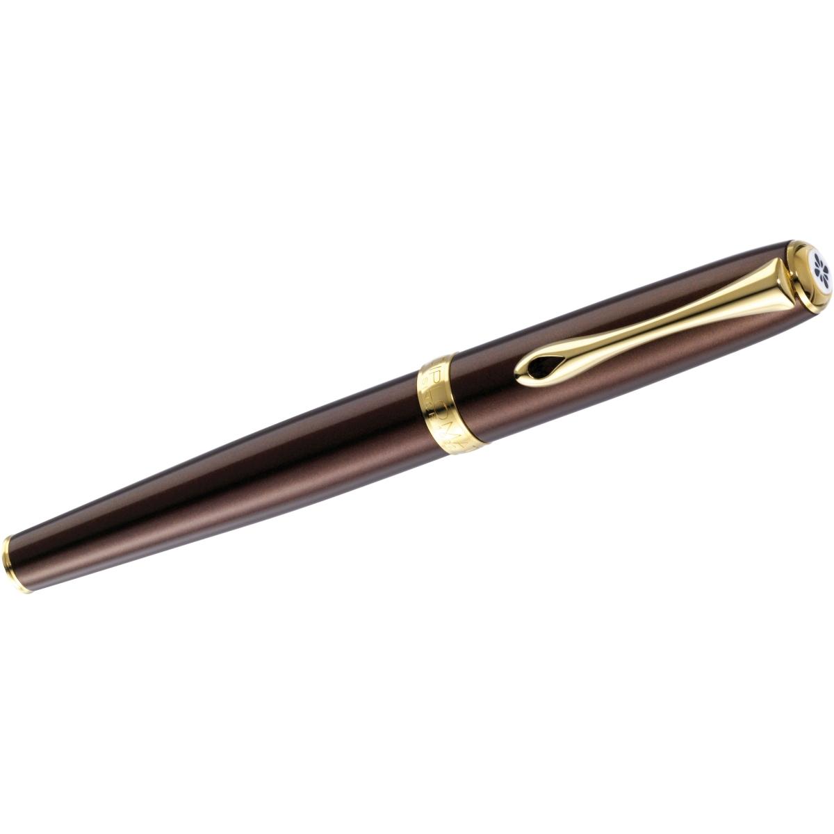 Diplomat, Schreibstifte, Füllhalter Excellence A2 Marrakesh vergoldet 14 kt EF (braun/gold, 1 x)