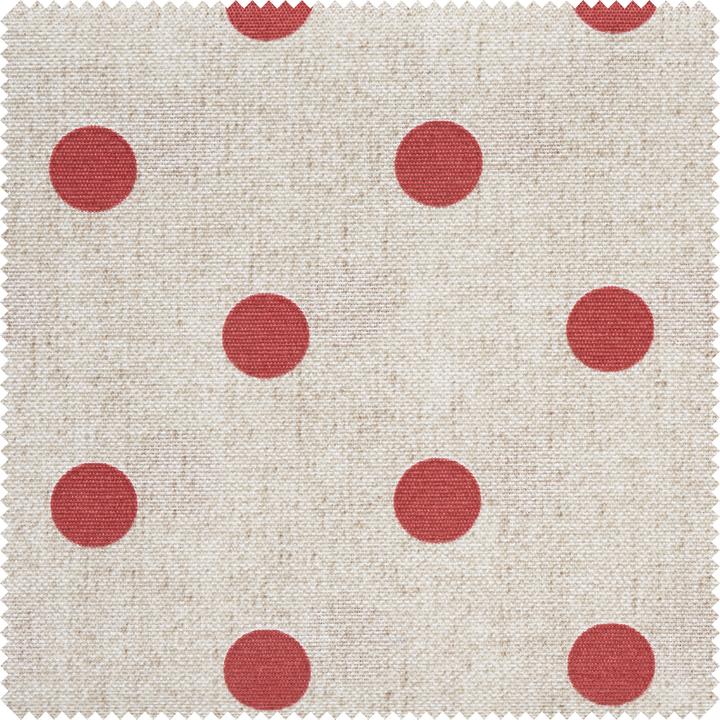 VBS Motiv-Stoff Leinenoptik "Grosse Punkte", 140cm, 175g/m², Meterware