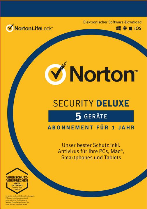 Norton Security Deluxe (5 User, 12 Monate)