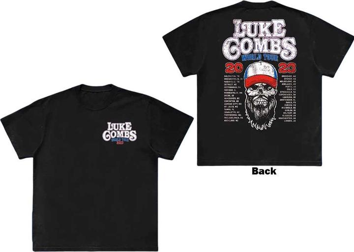 Actual product image Luke Combs Tour 23 Skull (M)