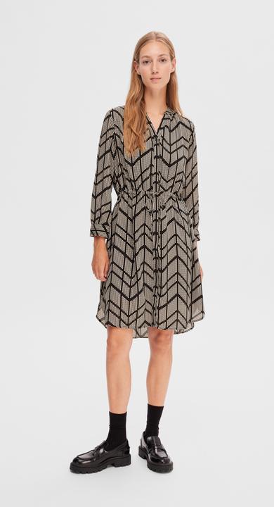 Actual product image Selected Print mini dress (40)