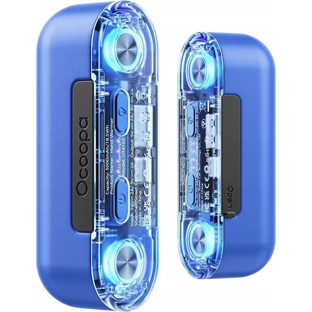 Ocoopa, Scaldapiedi + Scaldamani, Elektryczny ogrzewacz blue UT4103