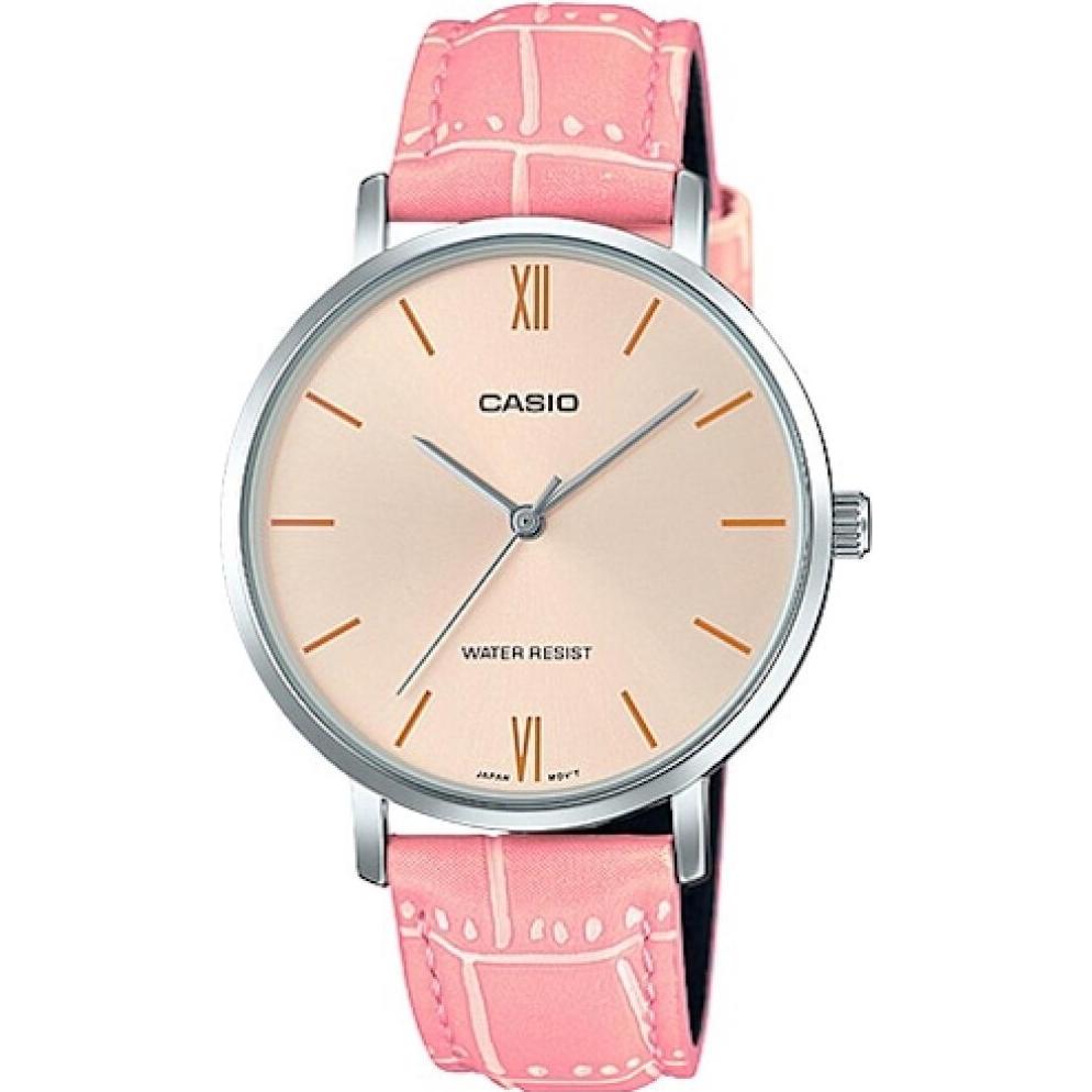 Casio Rosa Orologio Da Polso, Enticer Lady, (Orologio Da Polso Analogico, 34 Mm)