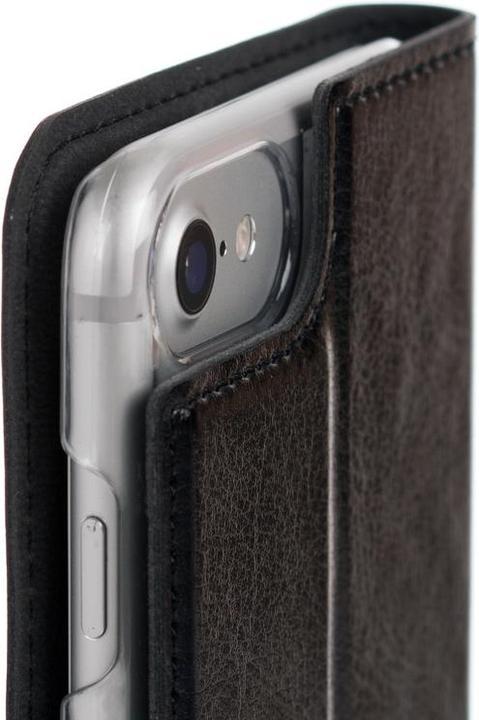 Actual product image Wave BookCase suojakotelo, iPhone 7 / 8 / SE, musta (Apple iPhone SE (3rd Gen))