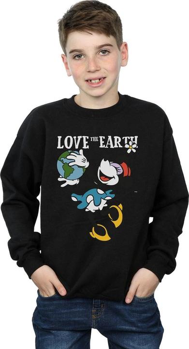 Actual product image Disney Boys Mickey Mouse Love The Earth Sweatshirt (140, 146)