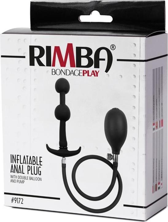 Image du produit Rimba Plug anal gonflable avec double ballon et pompe