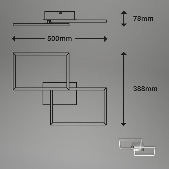 Produktbild Briloner Frame (3300 lm)