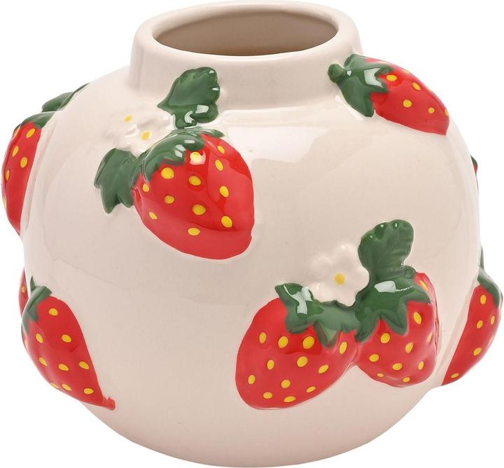Mars The Cottage Garden Handgemalte Vase Klein Erdbeere (1x)