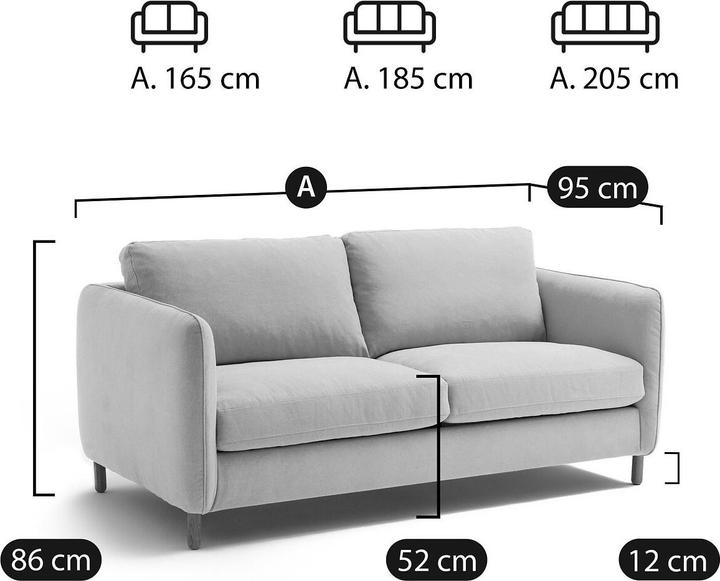 Actual product image La Redoute Interieurs Lomeo (3-seater)