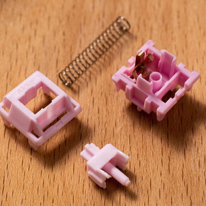 Actual product image Akko Stellar Rose Switches, linear, 45 pieces