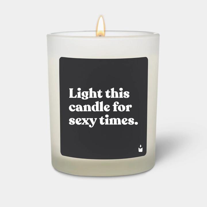 Immagine prodotto Chatty Candles Candela profumata Flowery Accendi questa candela per momenti sexy.