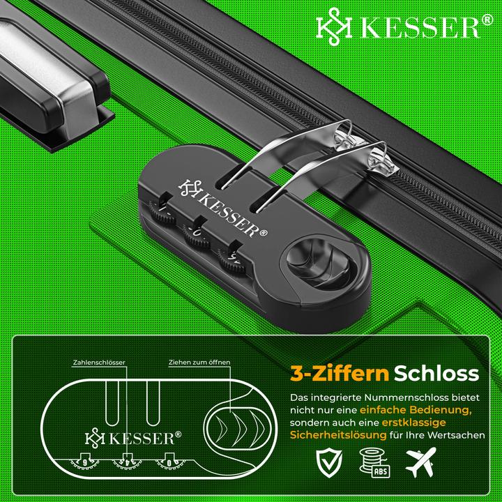 Produktbild Kesser 3-teiliges Hartschalenkoffer-Set (45 l)