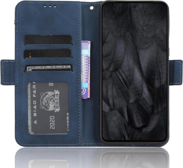 Produktbild Cover-Discount Google Pixel 8 Pro - Etui mit vielen Kartenfächer dunkelblau (Google Pixel 8 Pro)