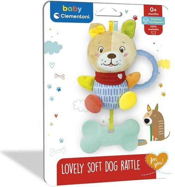 Image du produit Clementoni Bébé - chien en peluche hochet