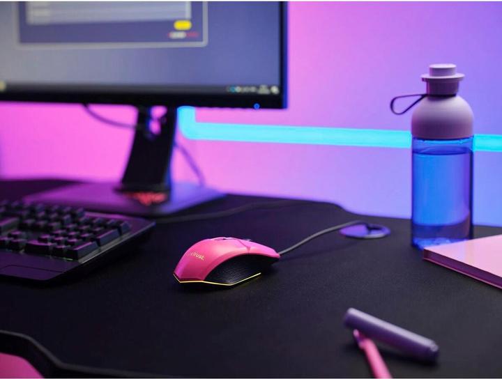 Produktbild Trust Gxt109p Felox Gaming Mouse Pink (Kabelgebunden)