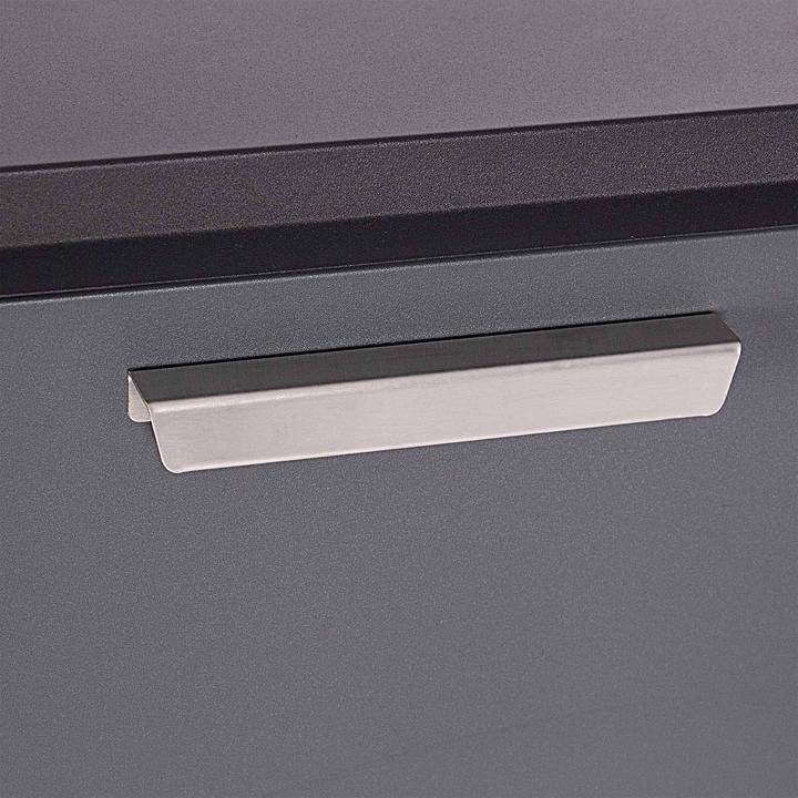 Actual product image Wiltec XPOtool parcel box Standing letter box anthracite 50x39x12cm Parcel box at home steel