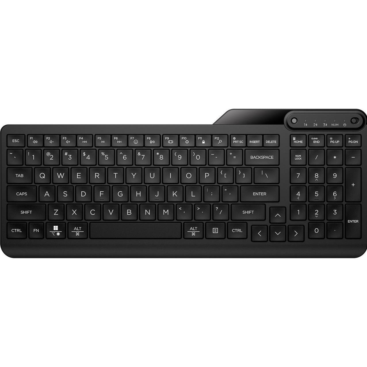 HP 460 Bluetooth-Tastatur für mehrere Geräte (DE, Kabellos), Tastatur