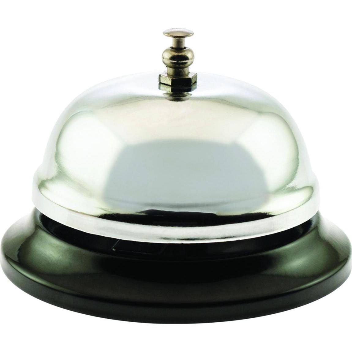 Office Products, Schreibtisch Accessoire, Tischklingel Rezeption Ø 85mm silber