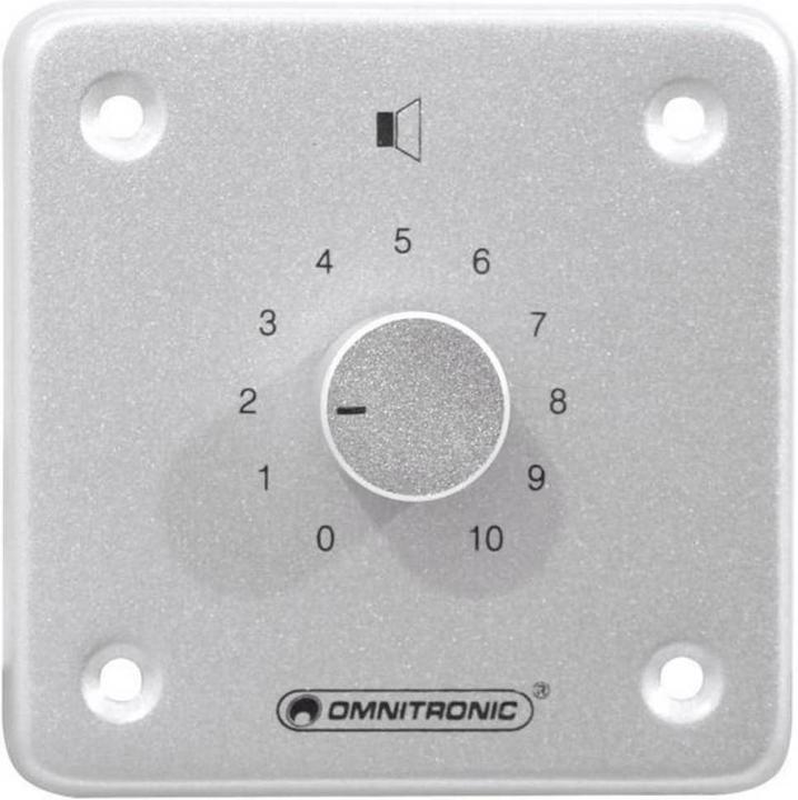 Image du produit Omnitronic Régulateur de niveau sonore ELA mono sil