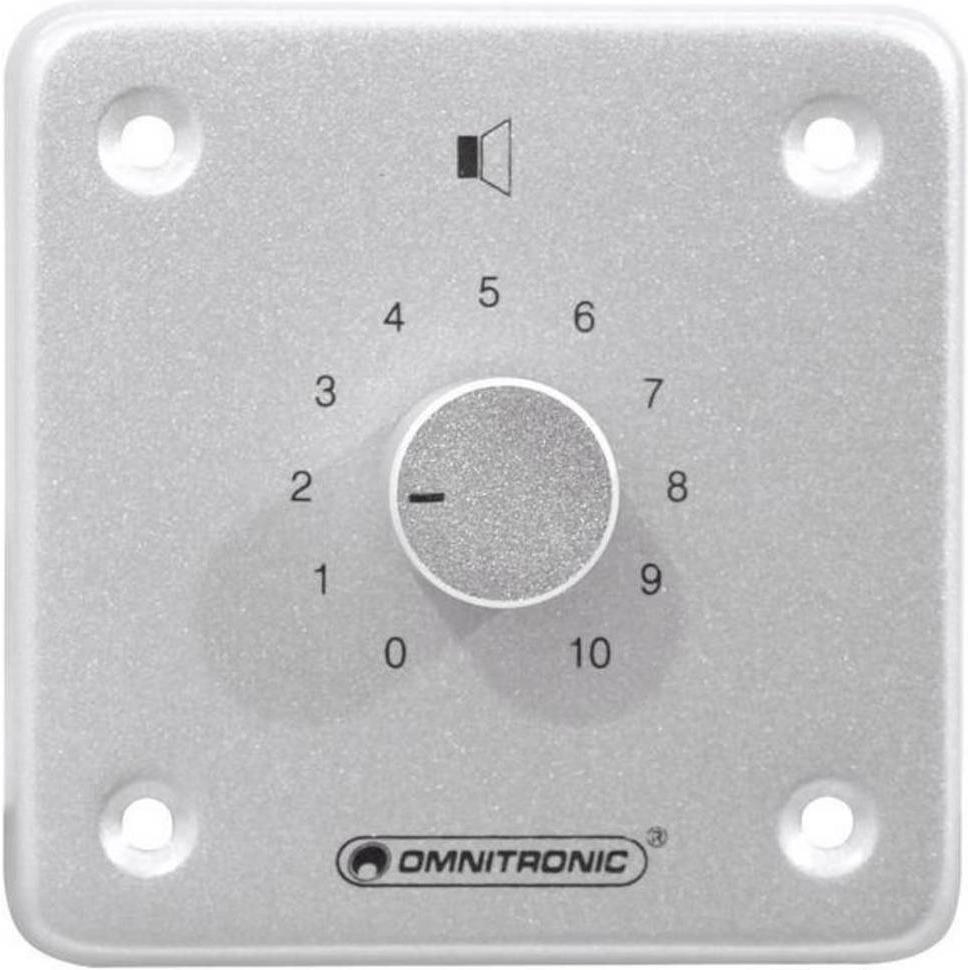 Omnitronic ELA LSRegler mono sil, Lautsprecher Bauteile, Silber