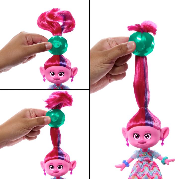 Productafbeelding Mattel Trolls 2in1 Haarspel Poppy