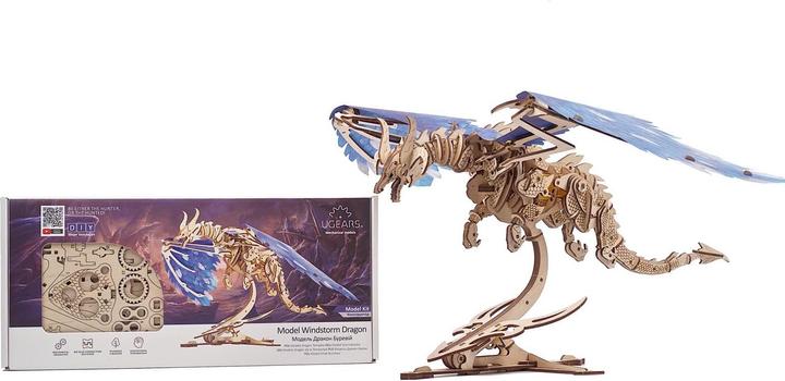 Actual product image Ugears Dragon Windstorm