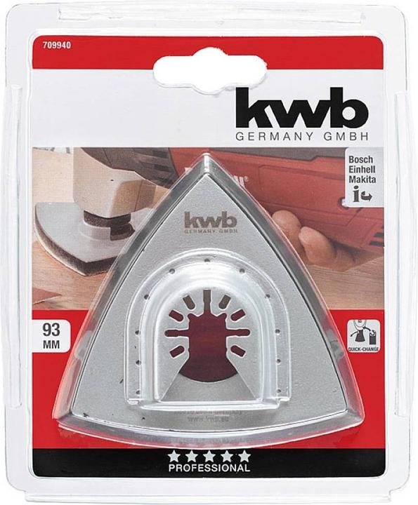 Produktbild kwb Trägerplatte Haftteller 93Mm