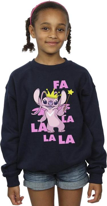 Produktbild Disney Lilo & Stitch Angel Fa La La Sweatshirt Mädchen (140, 146)