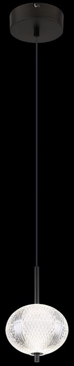 Image du produit Globo Lampe à Suspendre Métal Noir Mat, 1xled (770 lm)