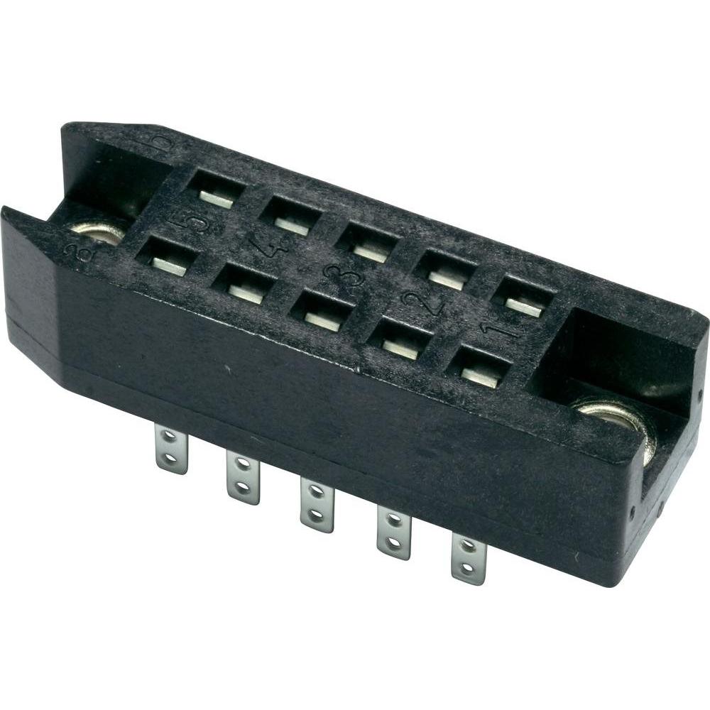 Telegärtner Federleiste J00041A0903 Gesamtpolzahl 16 Anzahl Reihen 2 1 St., Elektronikkabel + Stecker, Schwarz