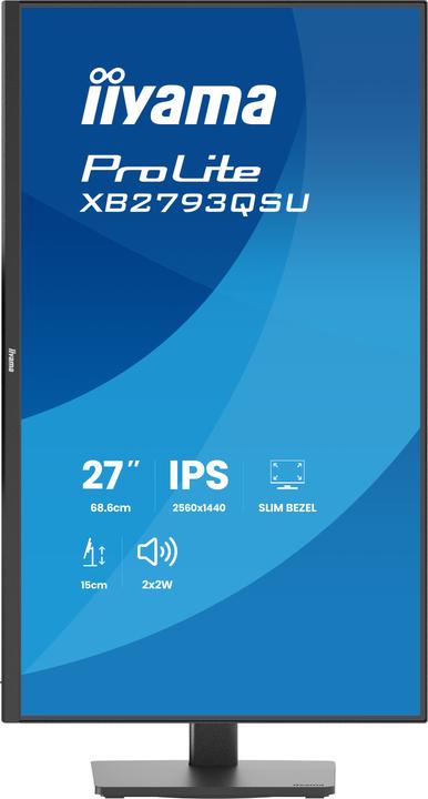 Actual product image iiyama XB2793QSU-B1 (2560 x 1440 pixels, 27")