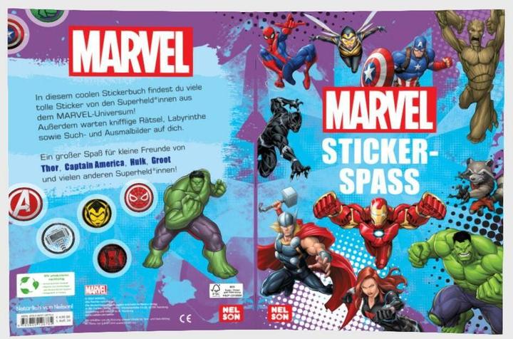 Produktbild MARVEL: Stickerspass