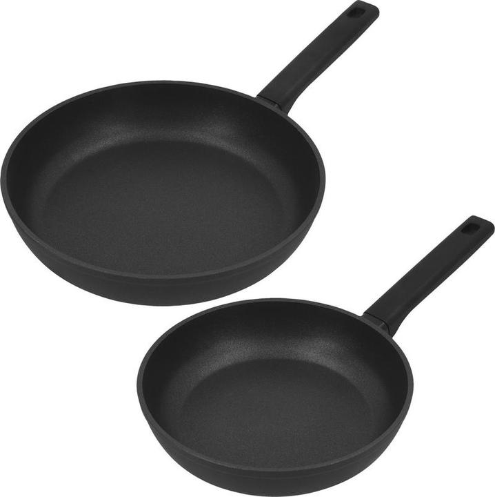 Demeyere Alu Comfort 3 Bratpfanne - Duraslide Anti -Stick -Pfanne - Induktion - Pfanne Set 20 cm + 2 (20 cm, Bratpfanne, Aluminiumguss)