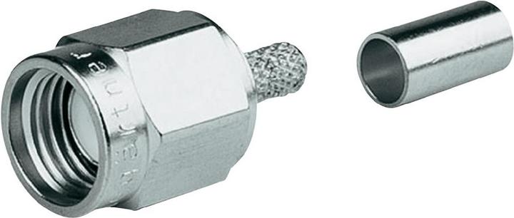 Actual product image Telegärtner R-SMA connector plug, straight 50 Ohm J01150R0001 1 pc.