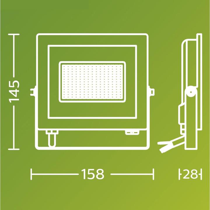 Actual product image Philips Outdoor Ultra-Efficient Flutlicht Lois (2650 lm, IP65)