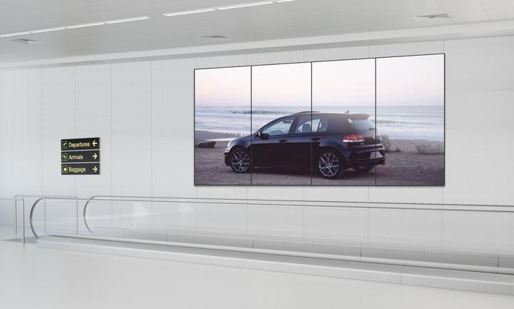 Actual product image Multibrackets Wall mount, 40"-100", VESA 100x100-400x600 (Wall, 100", 80 kg)