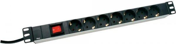 Image du produit Digitus Professional DN-19 PDU-7S (7 x, CEE 7/3, 2 m)