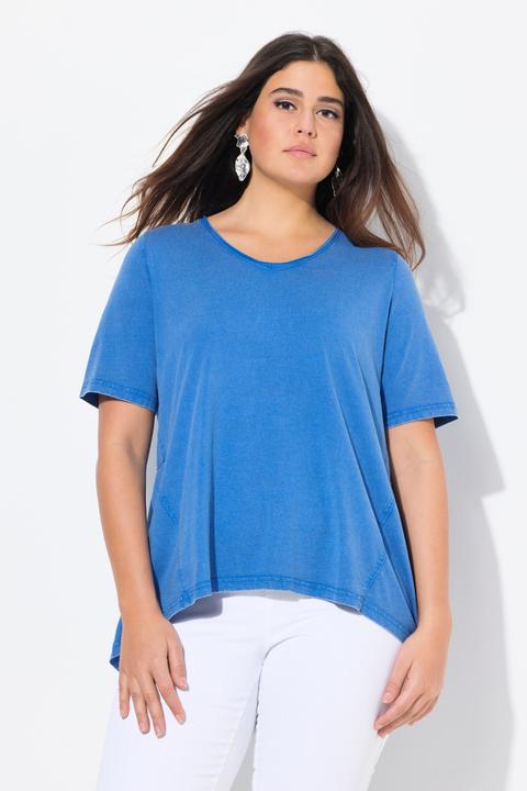 Produktbild Ulla Popken T-Shirt, A-Linie, V-Ausschnitt, Halbarm (46, 48)