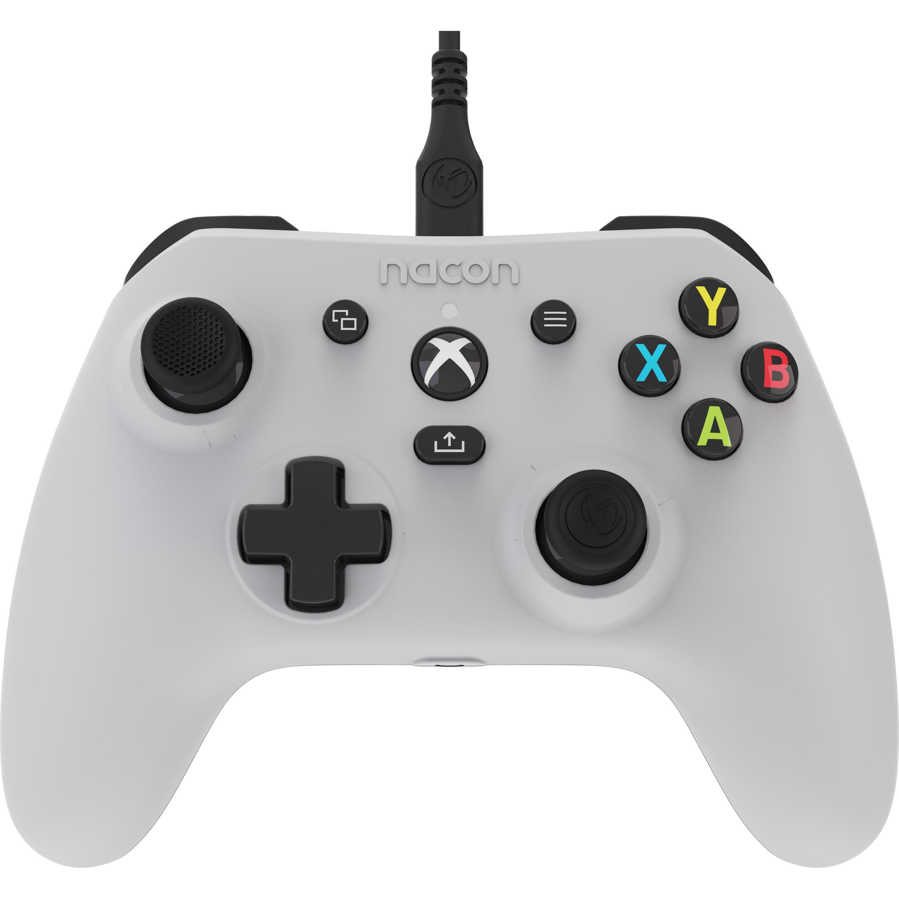 Nacon Gaming Bianco Evol-X Controller (Pc, Xbox One S, Xbox Series X), Controller Gaming,