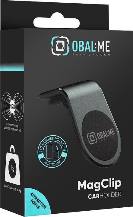 Image du produit iLike Auto accessories - OBAL:ME MagClip Magnetic Car Holder Black