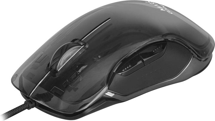 Actual product image Mars Gaming MMGLOW Gaming Mouse RGB Chroma-Glow Mirror Finish 12800 DPI Black (Cable)