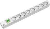 Image du produit Bachmann 19" 1U 8xUTE 1xswitch power (8x, CEE 7/3, PECO 7/5, 2 m)