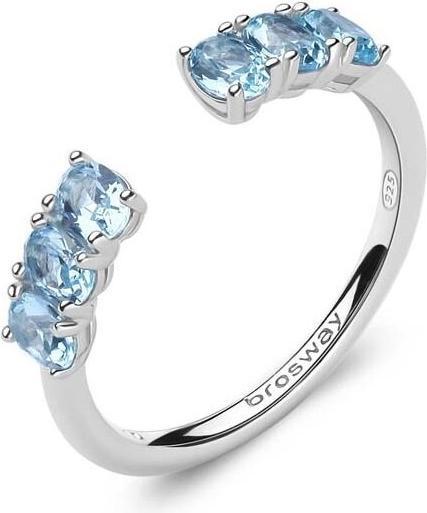 Actual product image Brosway Sparkling open ring Fancy Cloud Light Blue FCL13 - Circuit: L (56-59 mm) (56, 57, 58, 59)