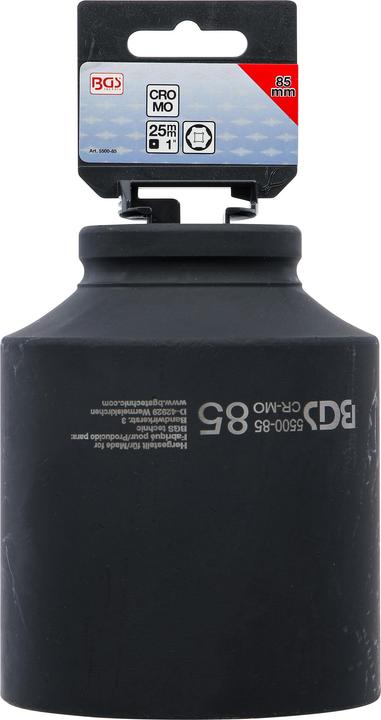 Produktbild BGS Kraft-Steckschlüssel-Einsatz Sechskant, tief Antrieb Innenvierkant 25 mm (1") SW 85 mm (85 mm)