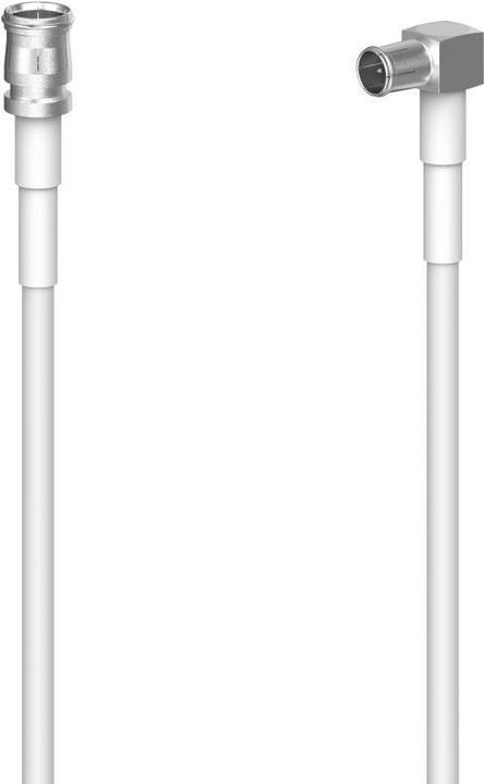 Image du produit Hama Câble de raccordement à large bande, 5 m (85 dB, Câble d'antenne)