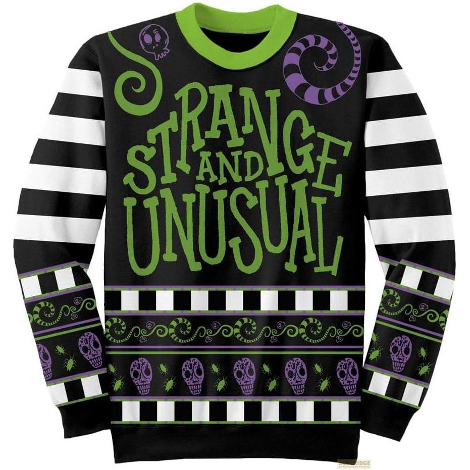 Heroes Inc, Herren, Pullover, Beetlejuice Sweatshirt Jumper Strange & Unusual Grösse XL, (XL)