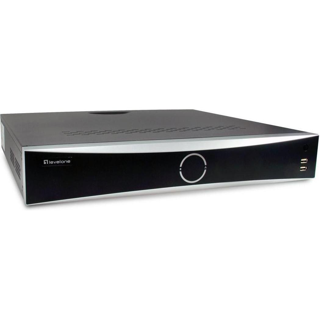 LevelOne NVR-0411 4 canali di rete video rec. PoE H.265 10TB (Videoregistratore di rete (NVR)), Accessori per telecamere di rete