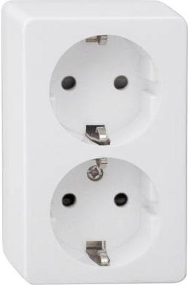 Productafbeelding REV 2-voudige stekkerdoos wit 0510071777