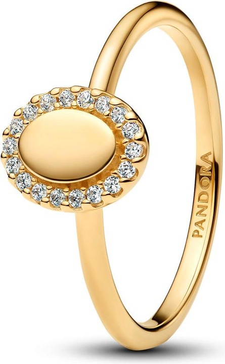 Image du produit Pandora Gravierbarer Ovaler Strahlenkranz Ring (54)