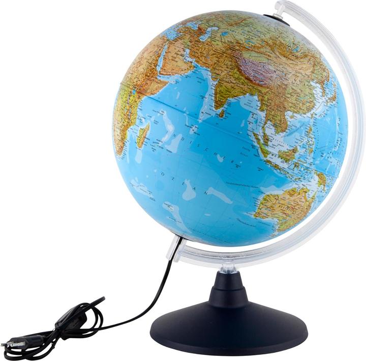 Produktbild Idena Leuchtglobus Erde m. 2 Kartenbildern, Ø30cm (30 cm)